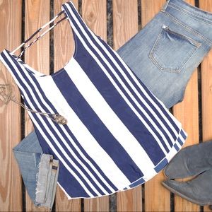 Sweet Claire Striped Tank Top. GOOD BUNDLE ITEM!
