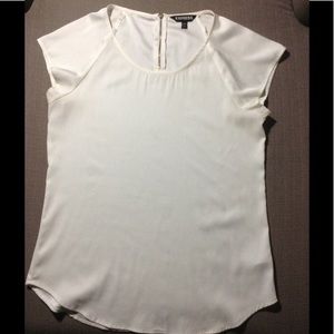 Express Zip-Back Crew Neck Gramercy Tee