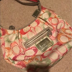colorful coach bag'