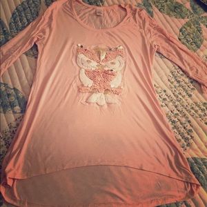 Sequin Owl Tunic