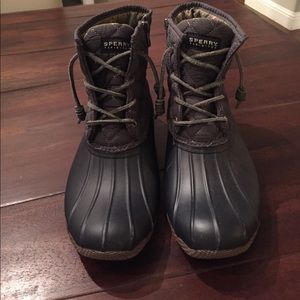 Sperry saltwater quilted duck boots