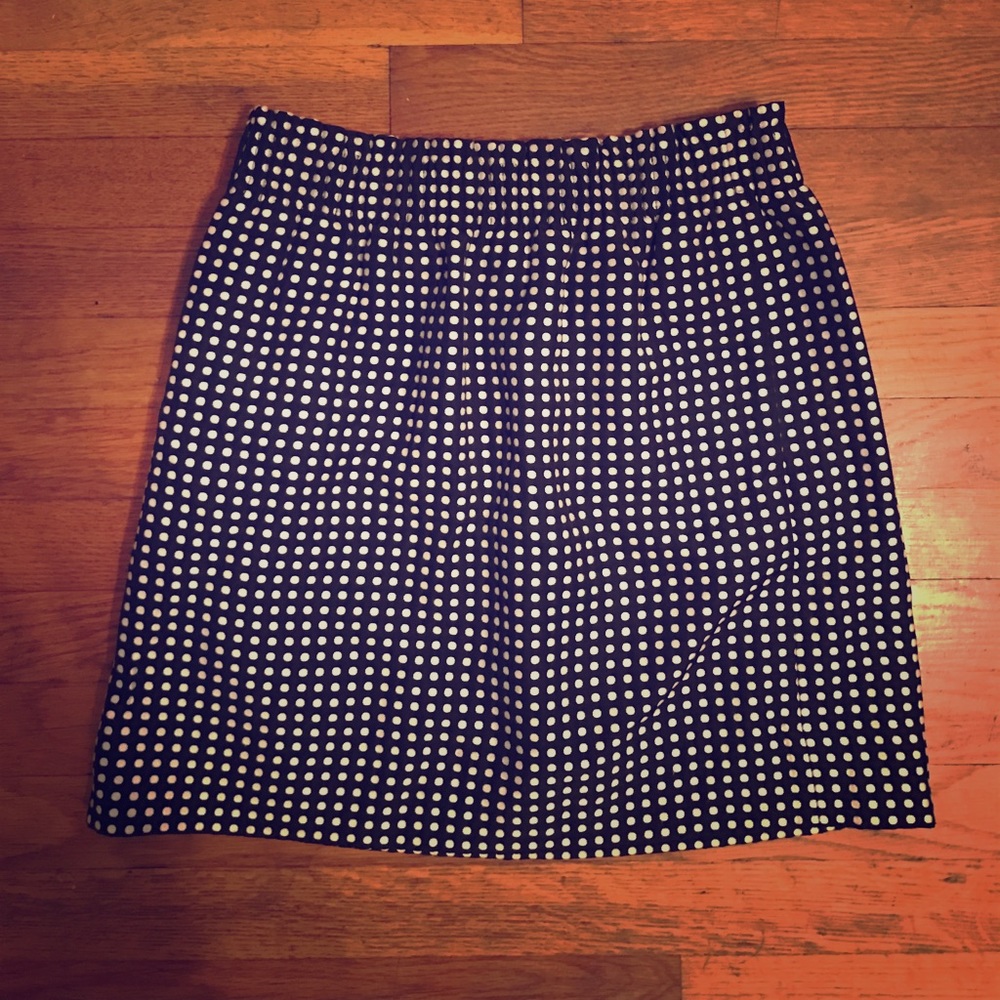 J. Crew Factory Polka Dot Mini Skirt Size 4