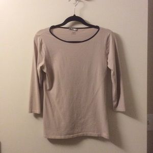 H&M fitted knit 3/4 sleeve top