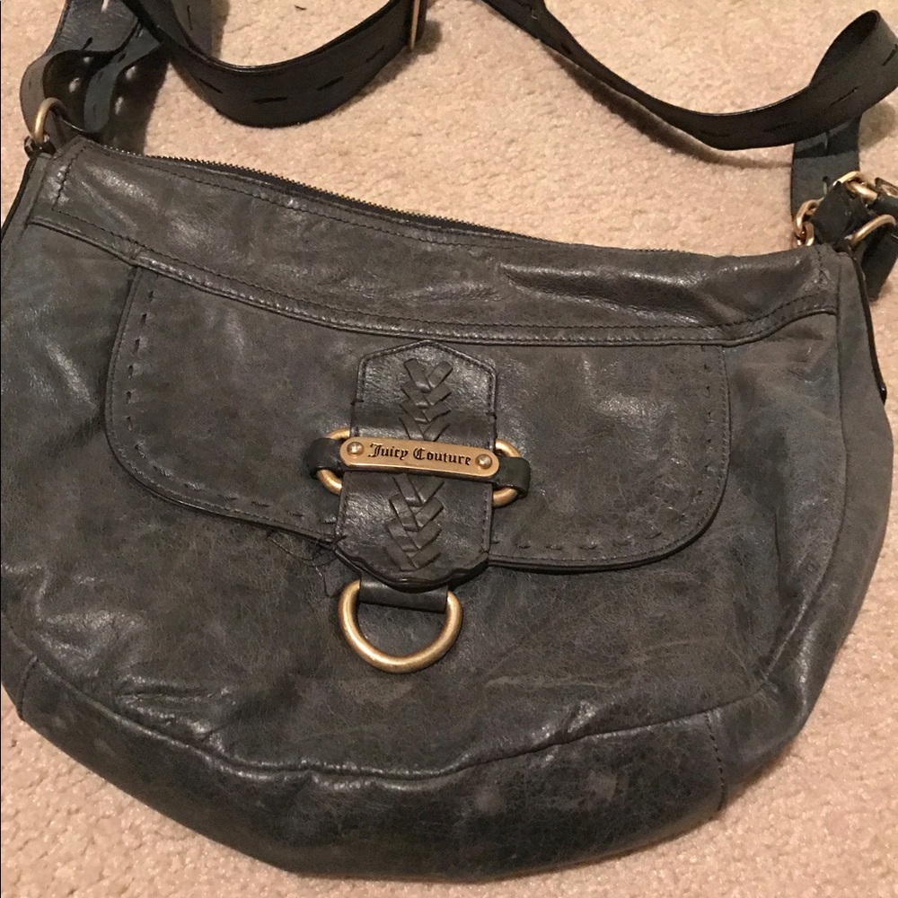 Pebble blue purse