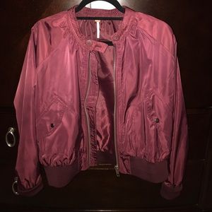 Free People Midnight Bomber Jacket