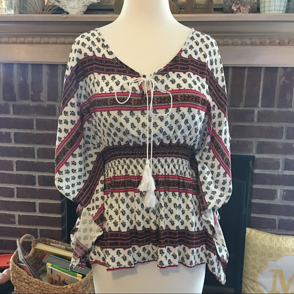 Pattern Boho Top