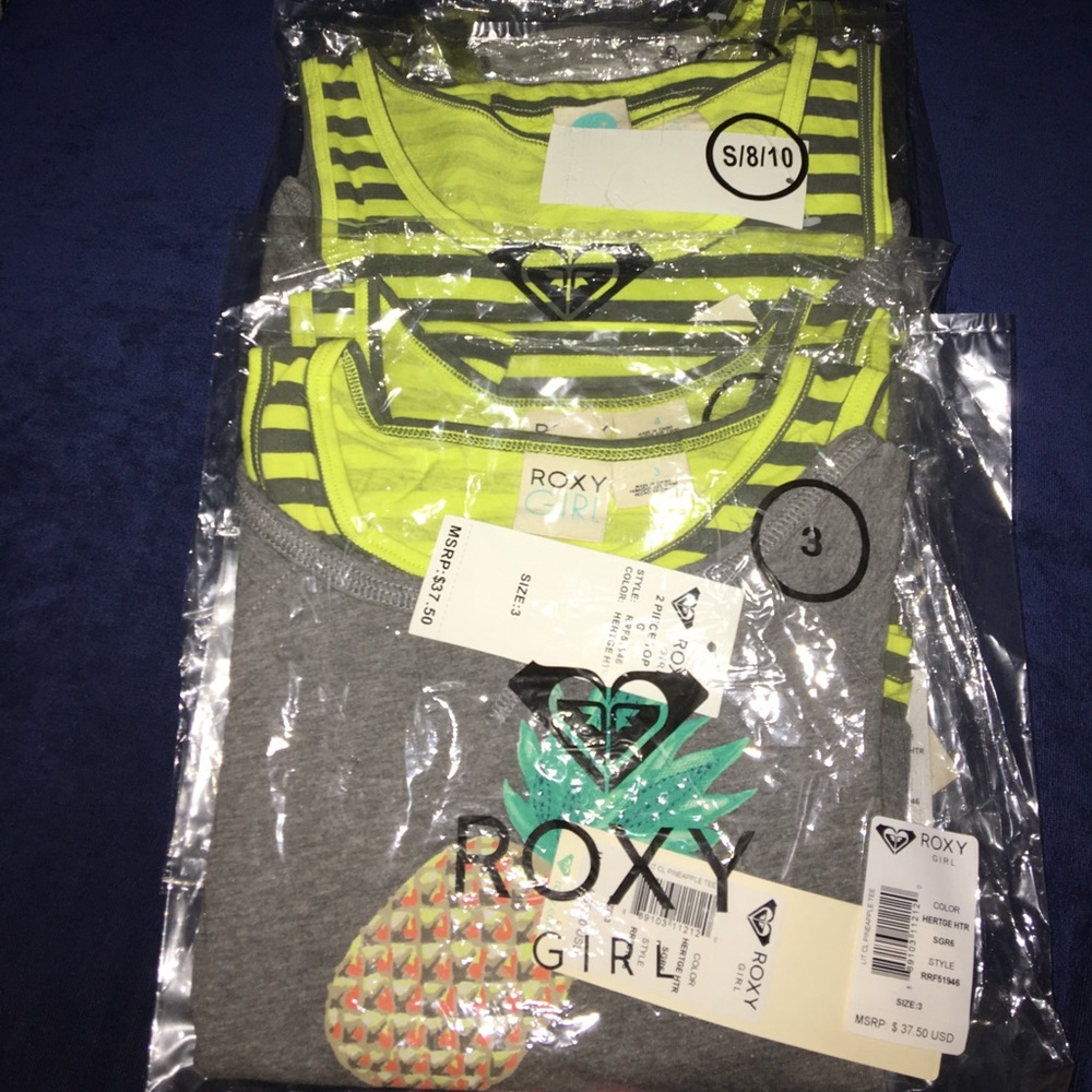 🆕ROXY COOL PINEAPPLE TEE - Picture 4 of 4