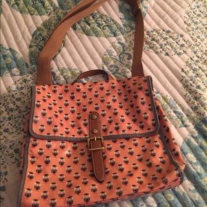 Authentic Fossil Messenger Bag