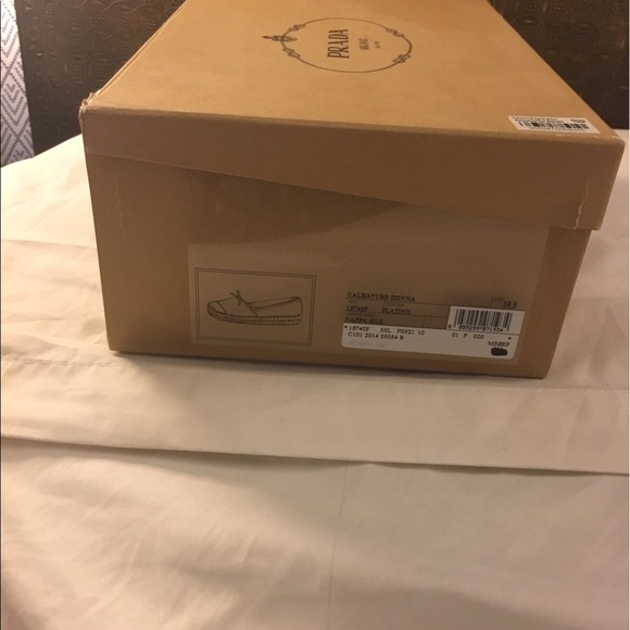 Authentic Prada Gold Espadrilles - Picture 4 of 5