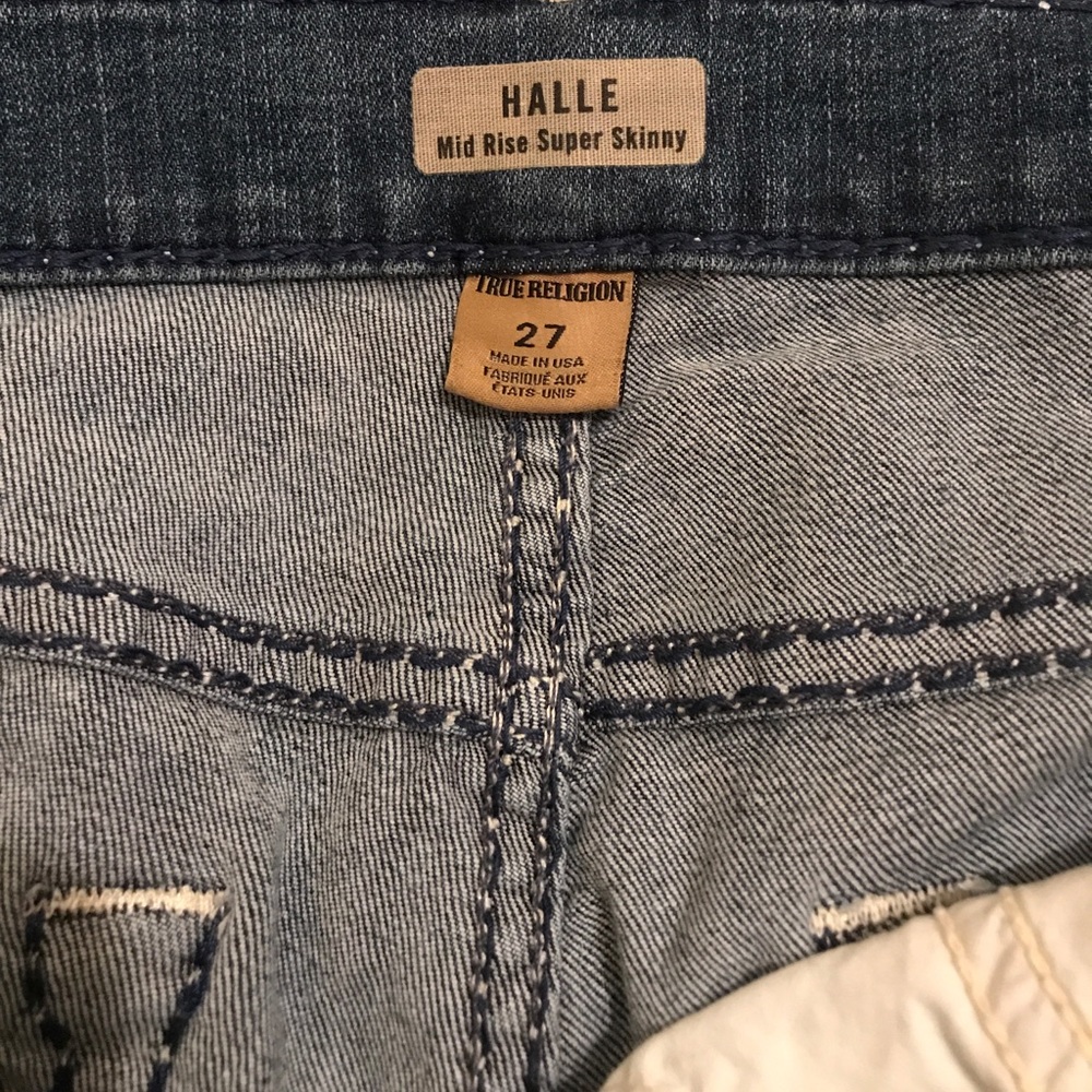 Distressed True religion jegging's 😍😍 - Picture 3 of 3