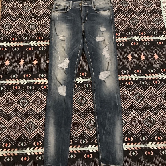 Distressed True religion jegging's 😍😍 - Picture 2 of 3