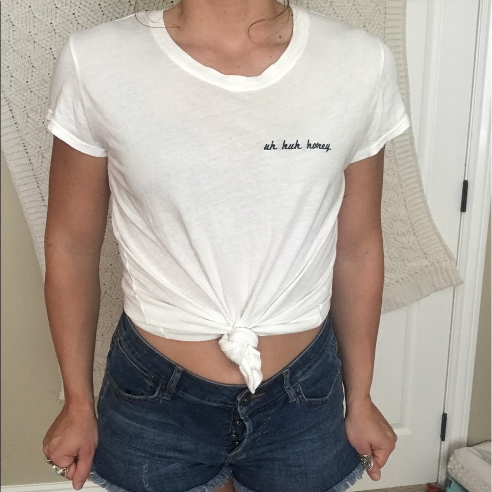 Brandy Melville Uh huh honey tee