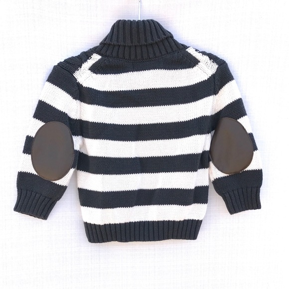 Cherokee Striped Cable Knit Sweater - Picture 2 of 5