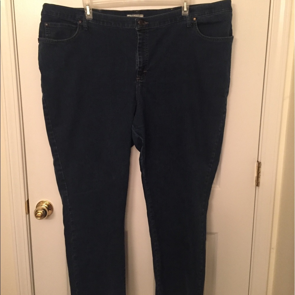 Plus size denim jeans