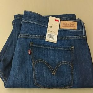 Levi's 505 straight leg stretch size 14 s.     C41