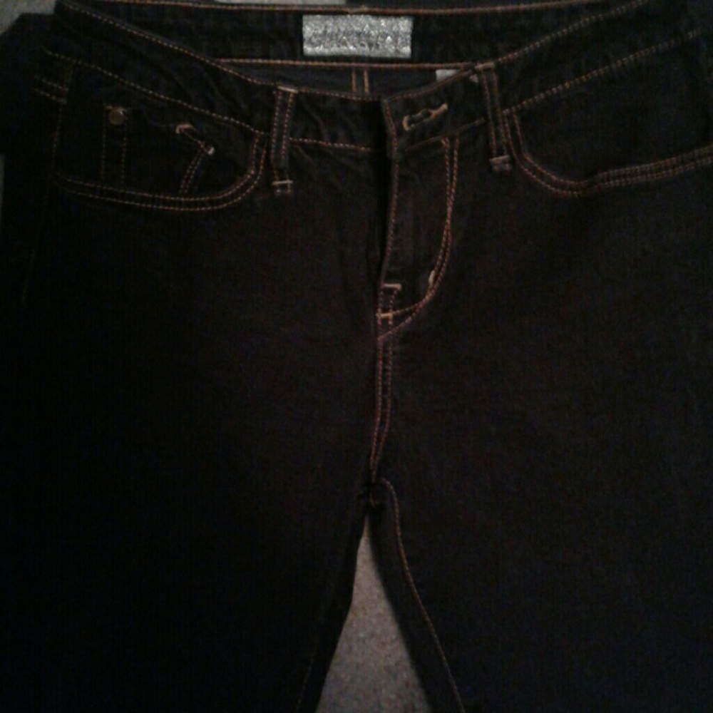 Black Baby Phat Flared Jeans