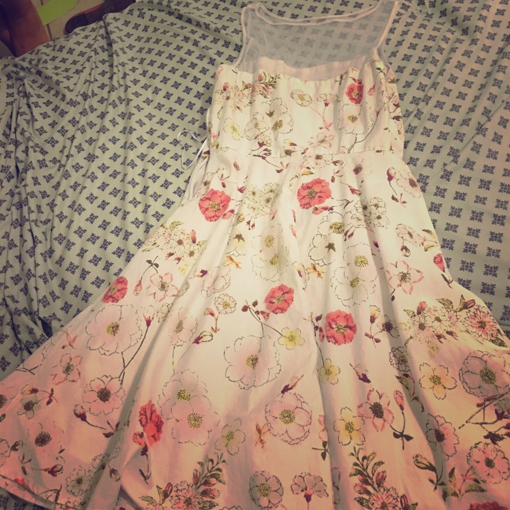 Floral skater dress