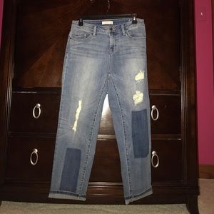 Blue Boyfriend Jeans