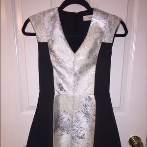 Short Black and Metalic Dress