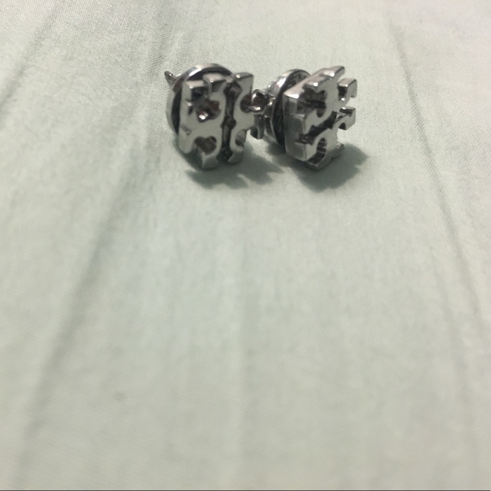 Silver Tory earrings