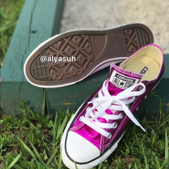 NWT Converse Ctas OX Magenta Glow WMNS AUTHENTIC - Picture 5 of 8