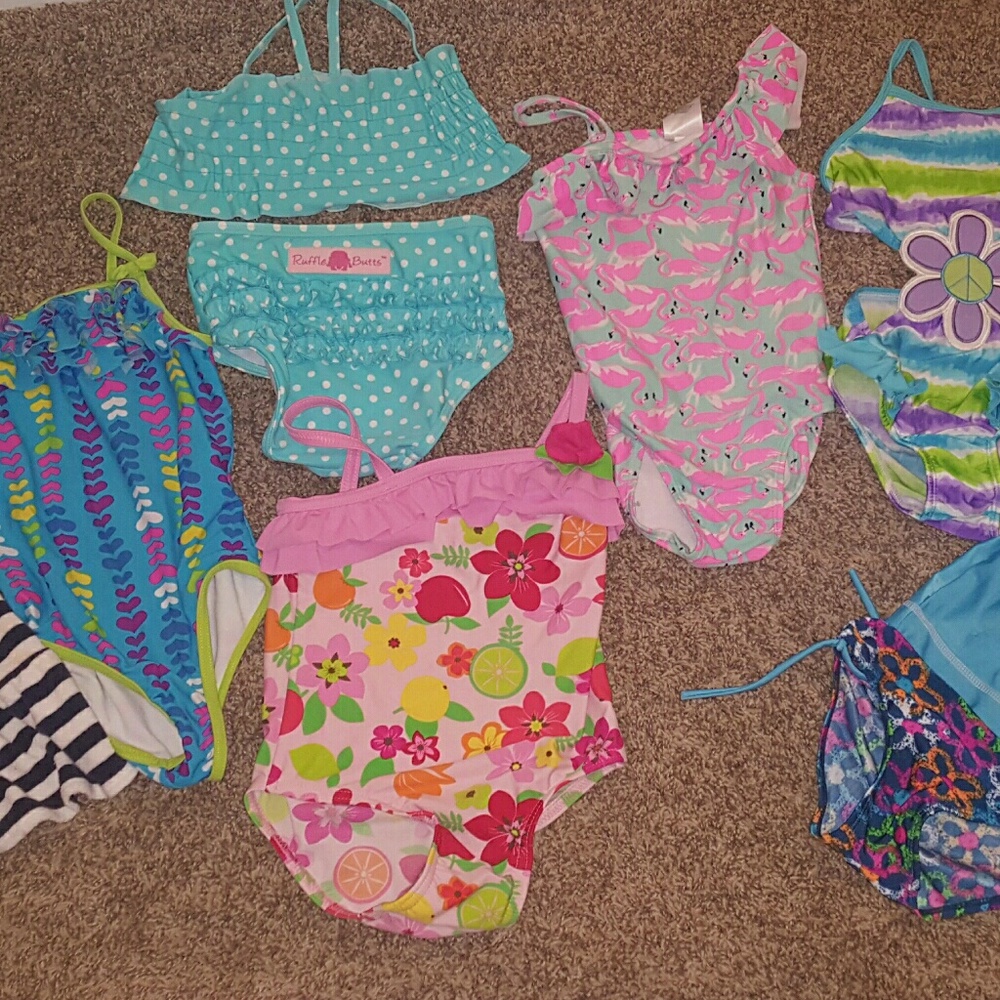 4T Girls Swimsuit/cover up lot