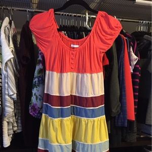 Colorful bizz dress size small