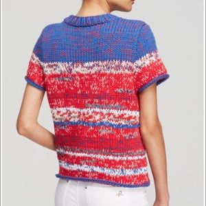 Tory Burch short-sleeve knit sweater