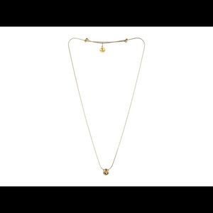 Clarity Swarovski Expandable Necklace Gold