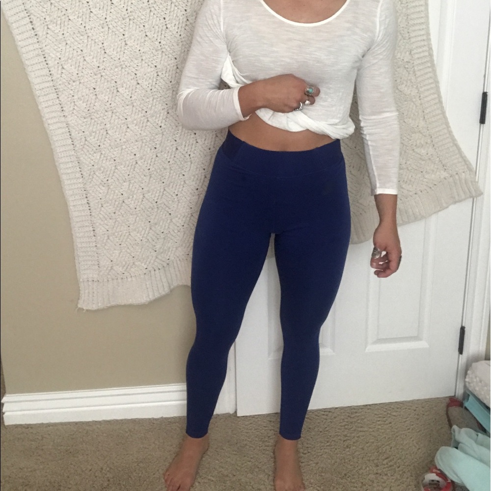 Nike blue high waisted leggings