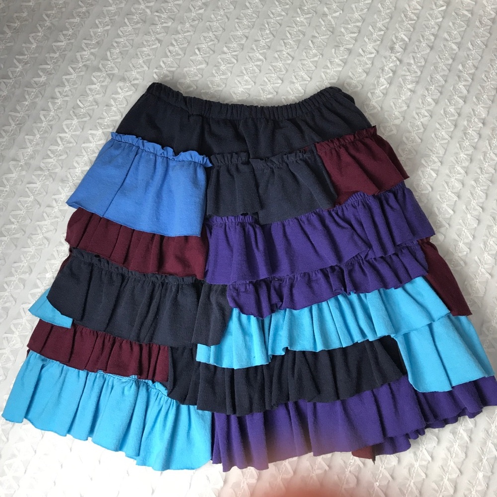 Colorful Ruffles T-shirt Knits Children 7/8