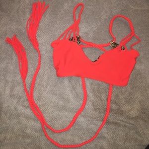 Red/coral Acacia Top