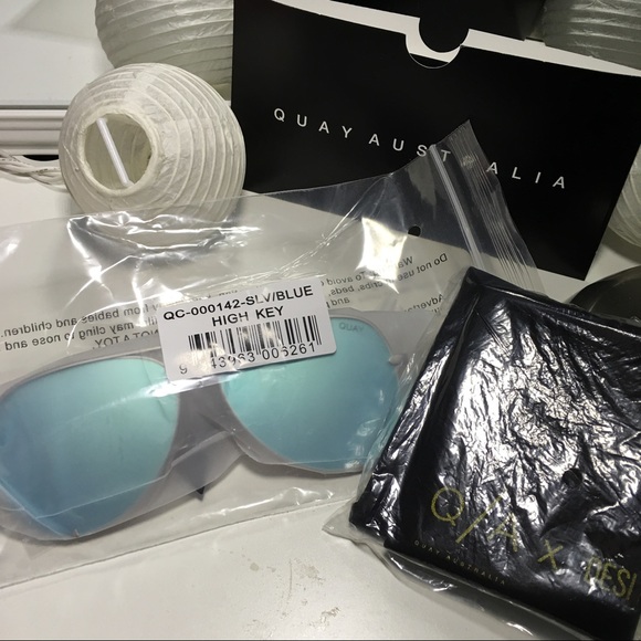 Quay Australia x Desi Perkins High Key Blue Silver - Picture 2 of 5