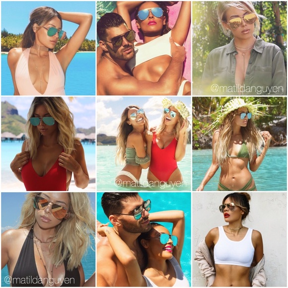 Quay Australia x Desi Perkins High Key Blue Silver - Picture 4 of 5