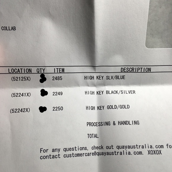 Quay Australia x Desi Perkins High Key Blue Silver - Picture 3 of 5