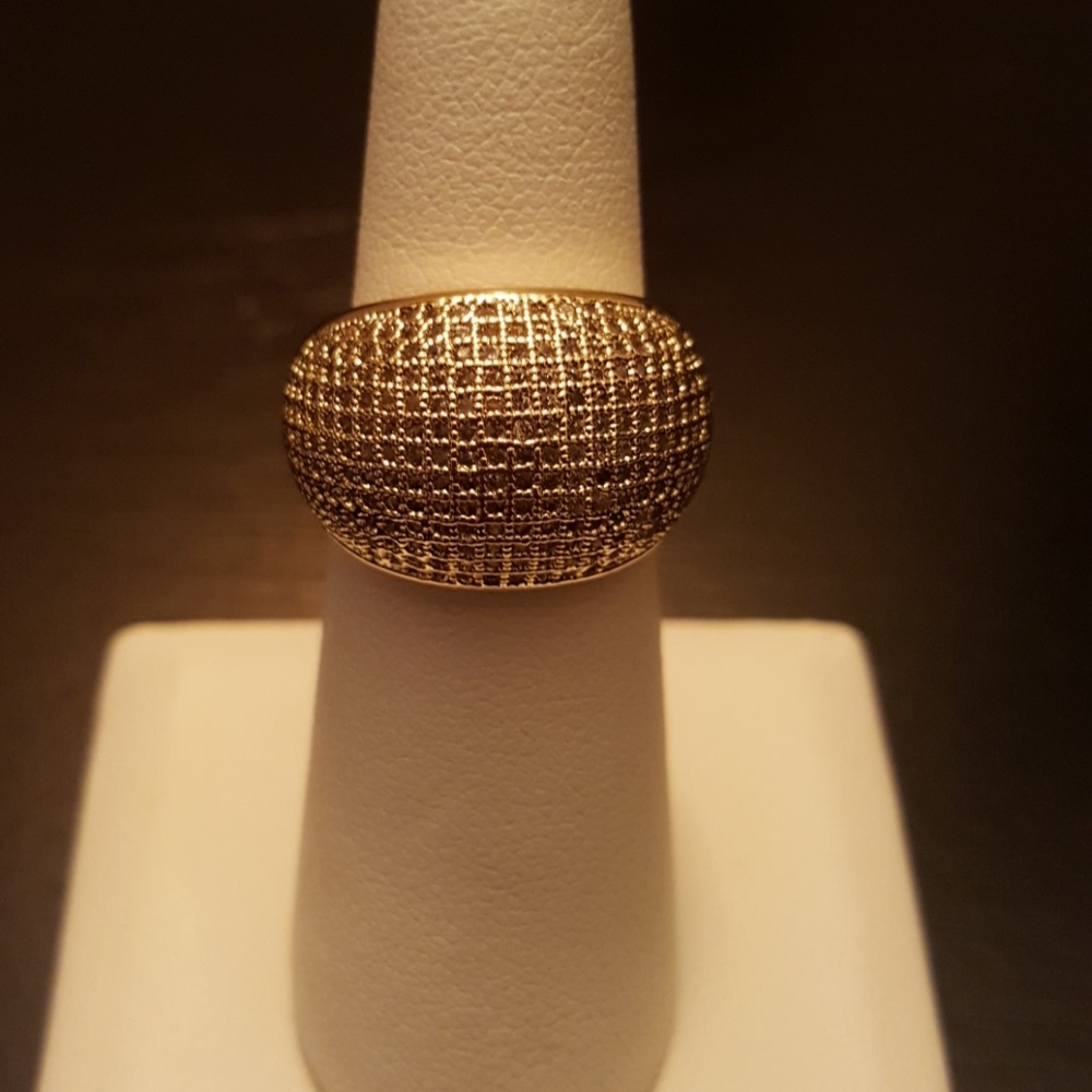 Gold bubble Ring