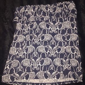 Crown & Ivy strapless top