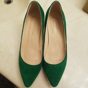Brand New Green Kitten Heels