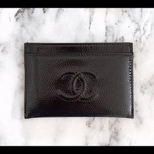 Chanel Patent Leather Card Case