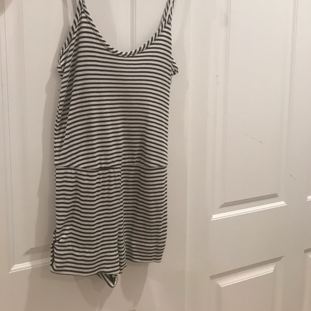 Striped romper