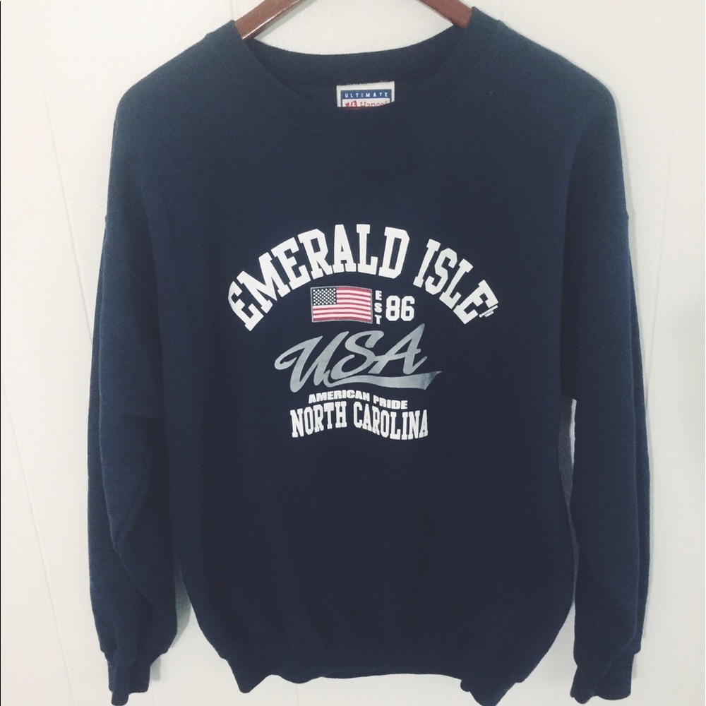 Emerald Isle Navy Sweater