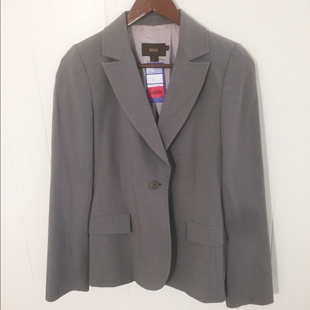 Reiss Grey Blazer suit