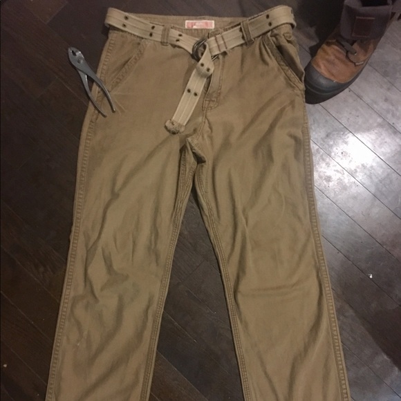 MOSSIMO Mens Carpenter Pants & Belt - Picture 1 of 5