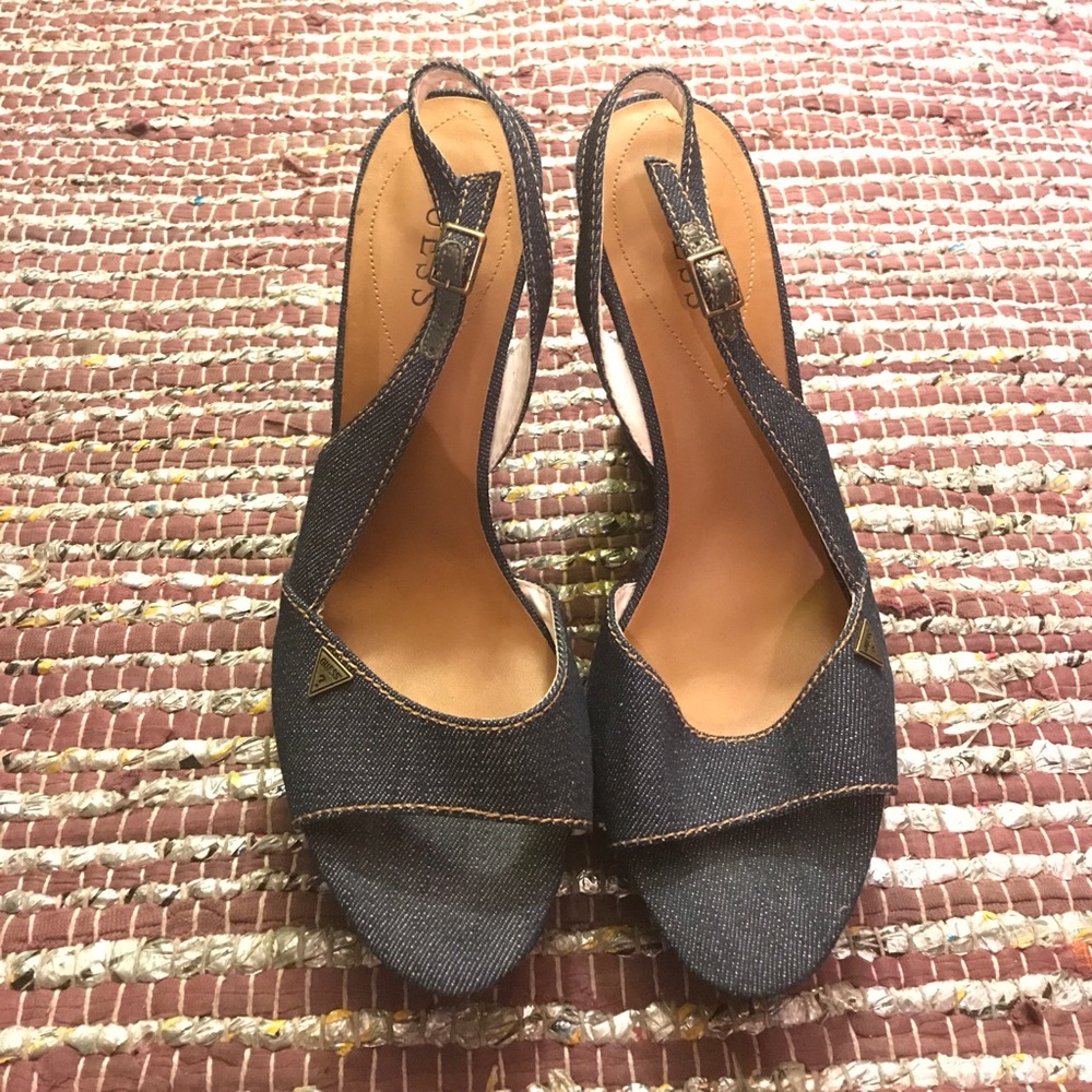 Guess Denim Wedges