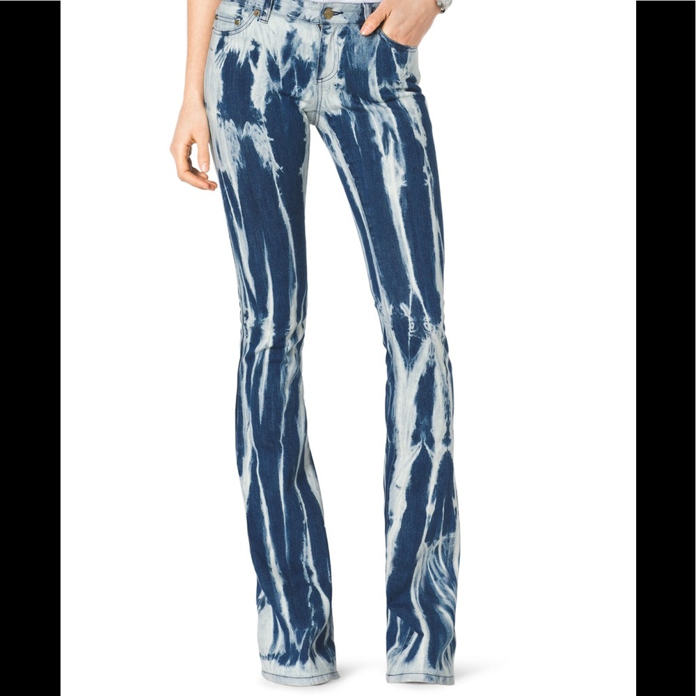 Michael Kors Tie Dye Flare Jeans