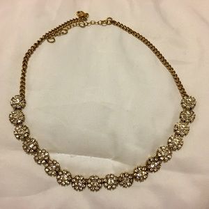 J.crew dainty floral statement necklace