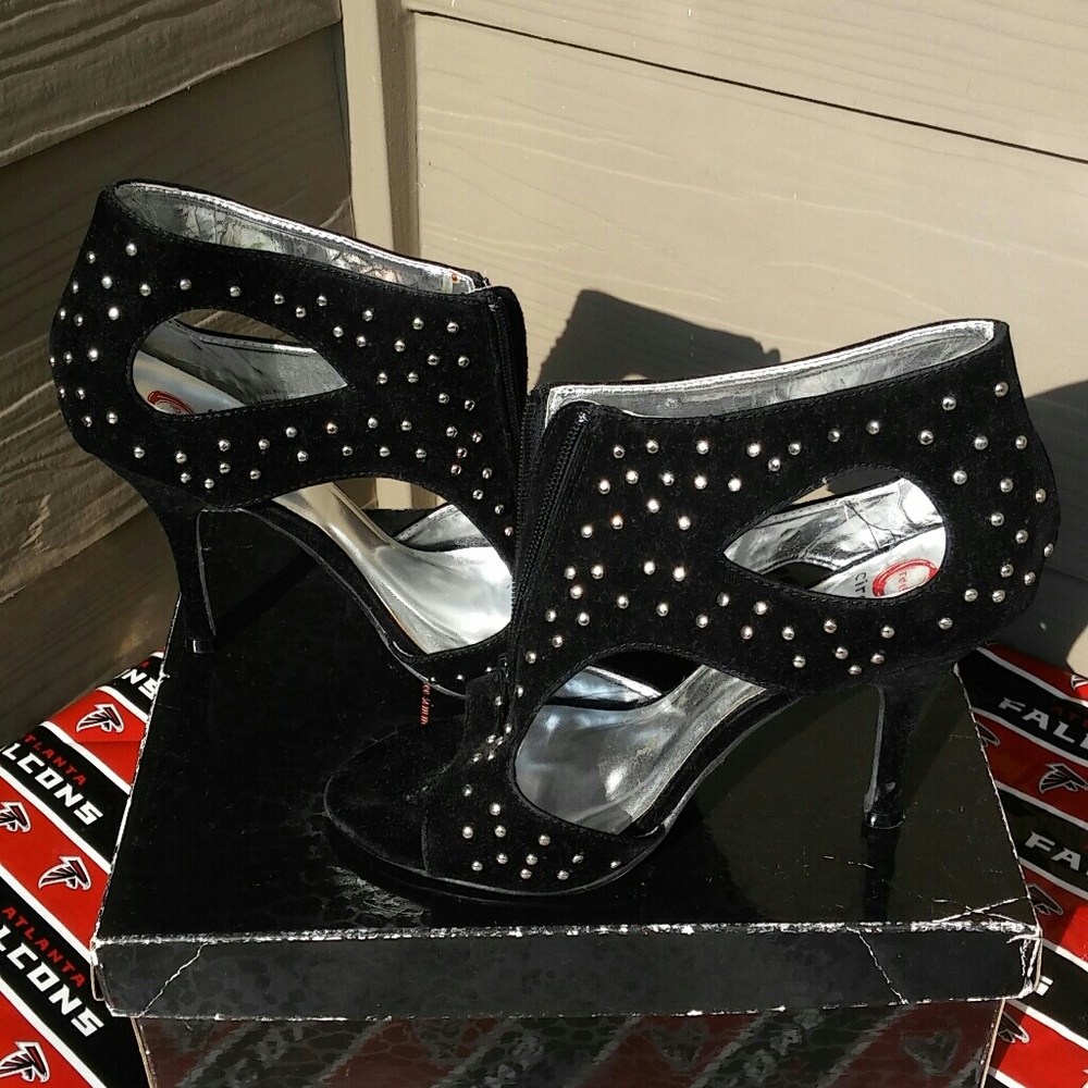 Studded heels
