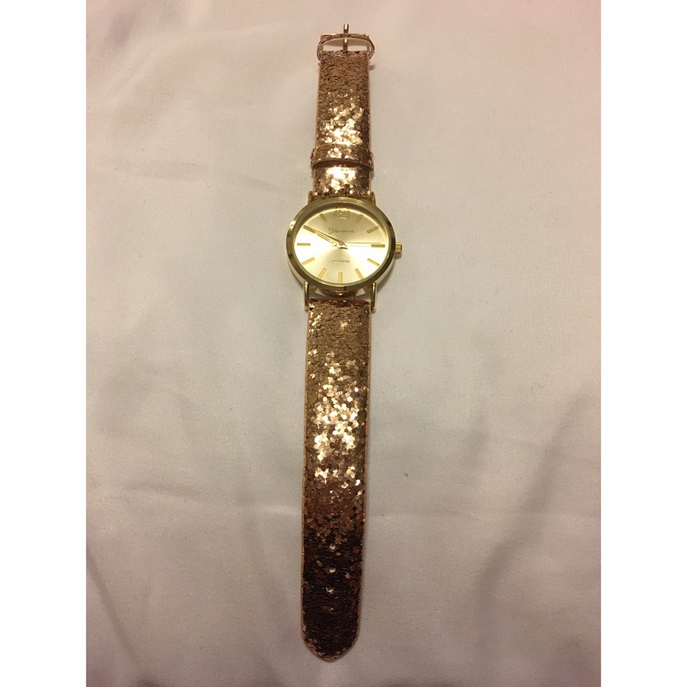 Glitter band watch