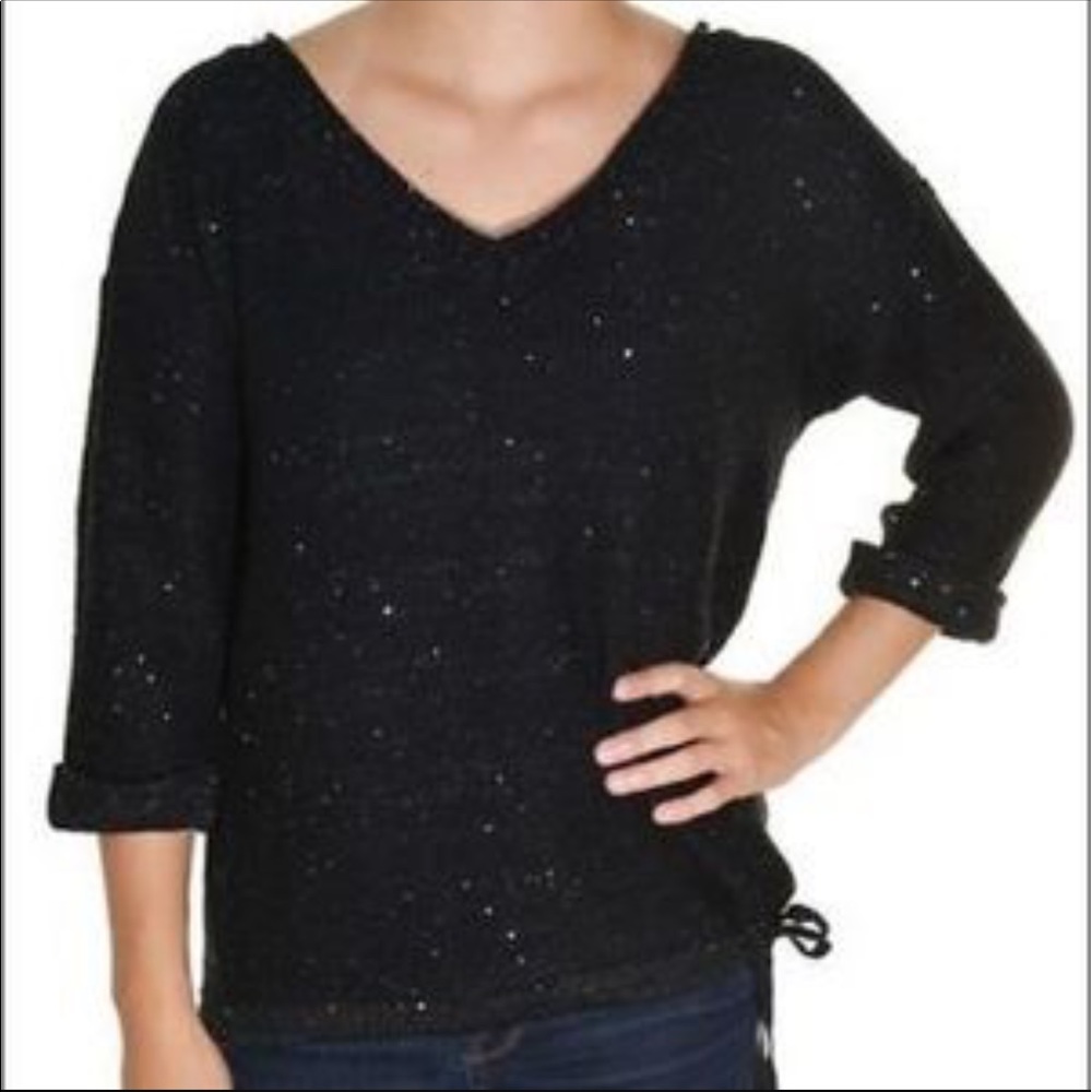 DKNY Jeans Woman Black Top S