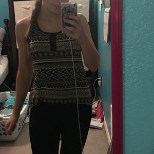 Tribal print tank top